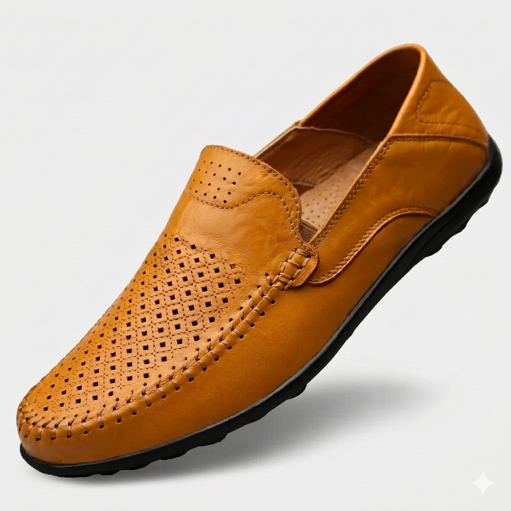 Clean Style | Slip-On Loafers for Women with Airflow Design | Comfortable Everyday Footwear