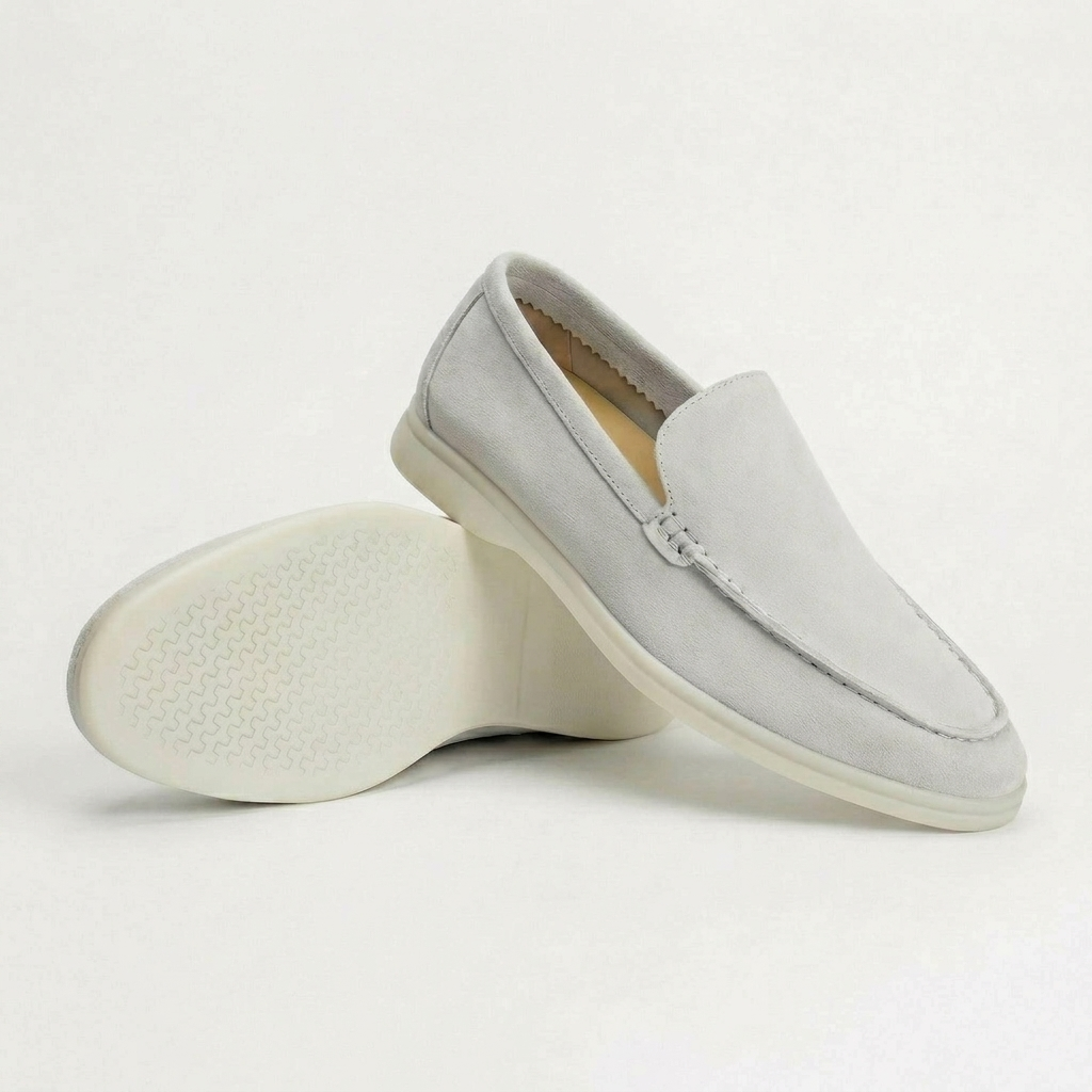 Enzo Collection | Suede Loafers for Women with Cushioned Interior | Stylish Comfort for Everyday Wear
