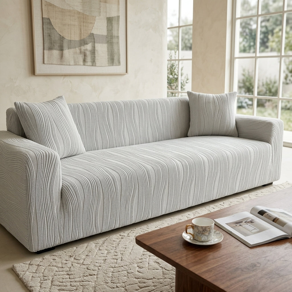 Elegant Jacquard Stretch Couch Cover