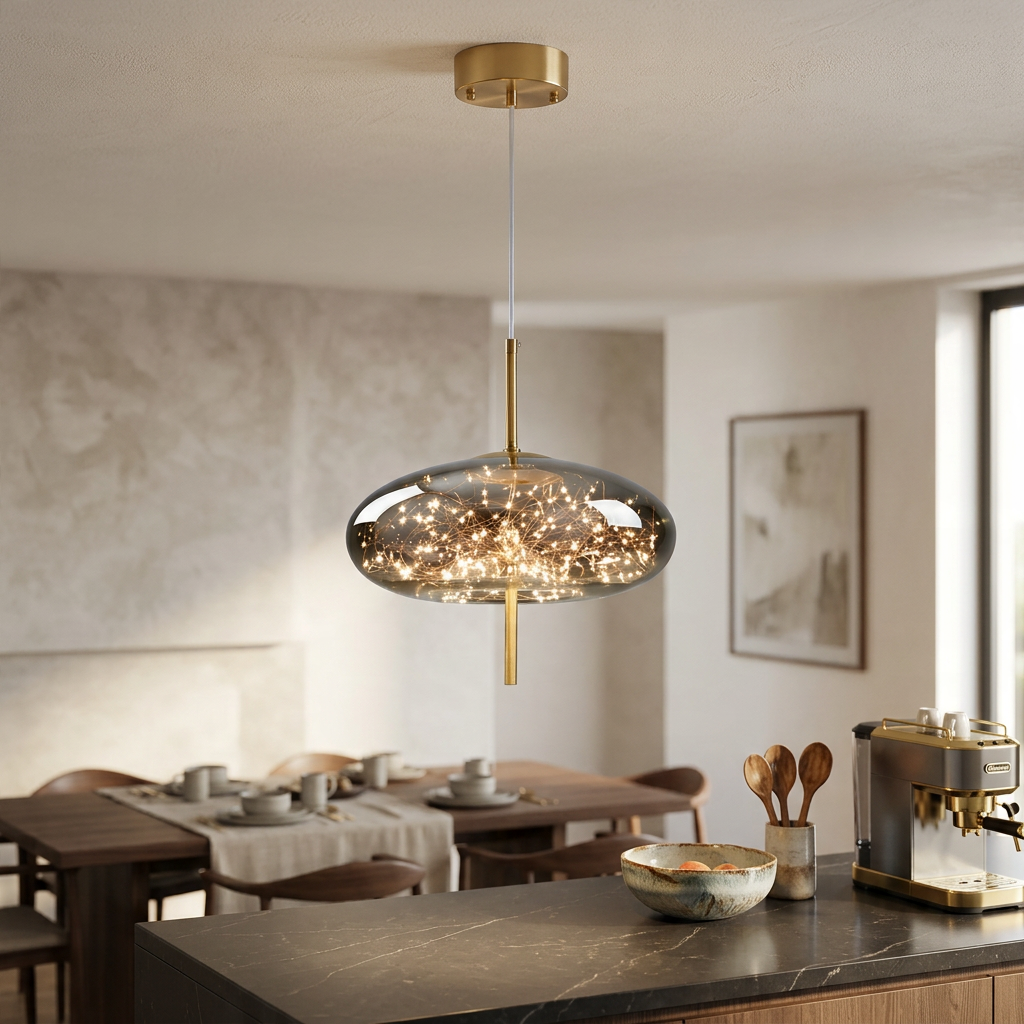 Nordic Luxury Modern Glass Pendant Light