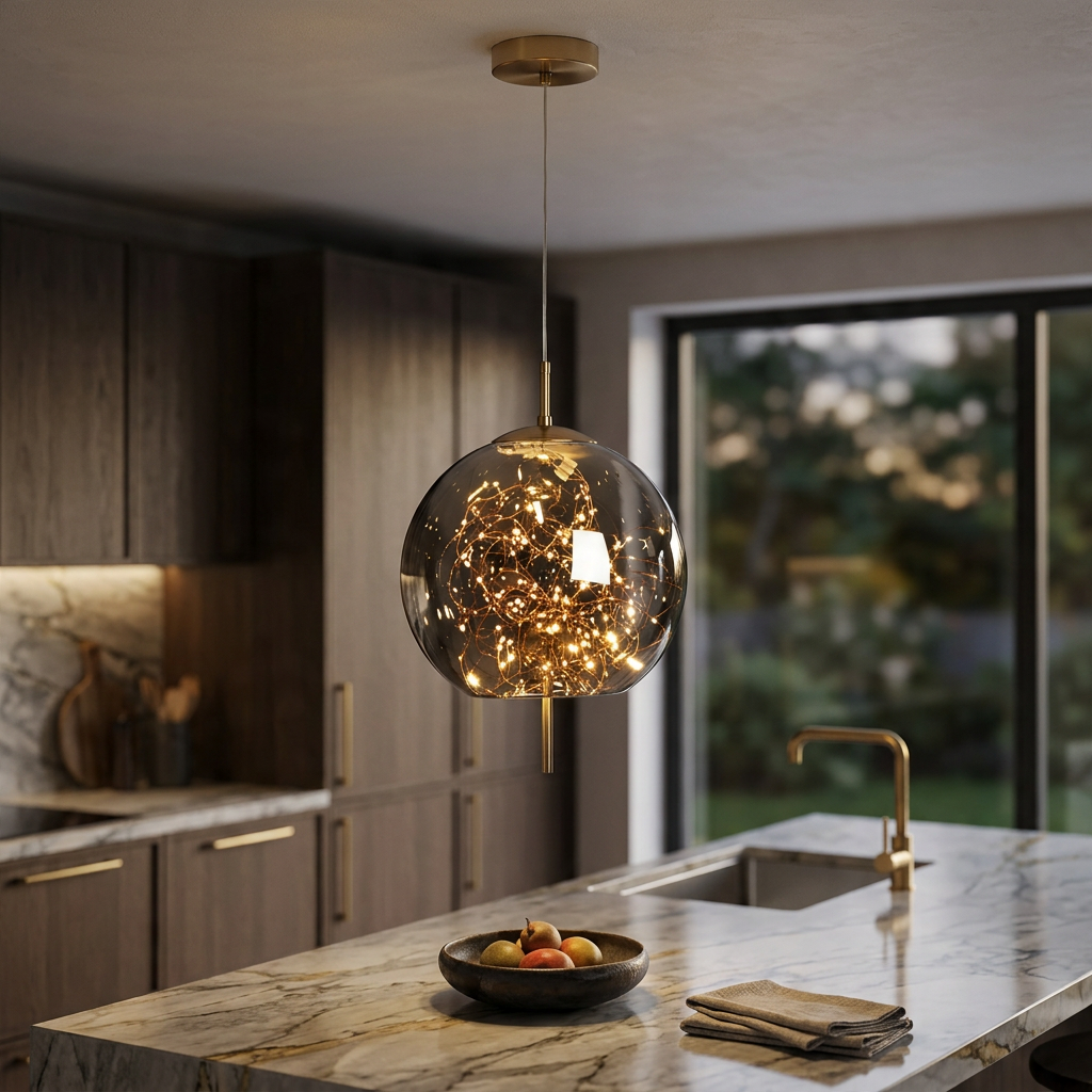 Nordic Luxury Modern Glass Pendant Light