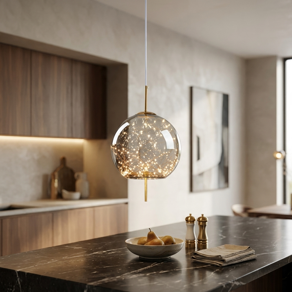 Nordic Luxury Modern Glass Pendant Light