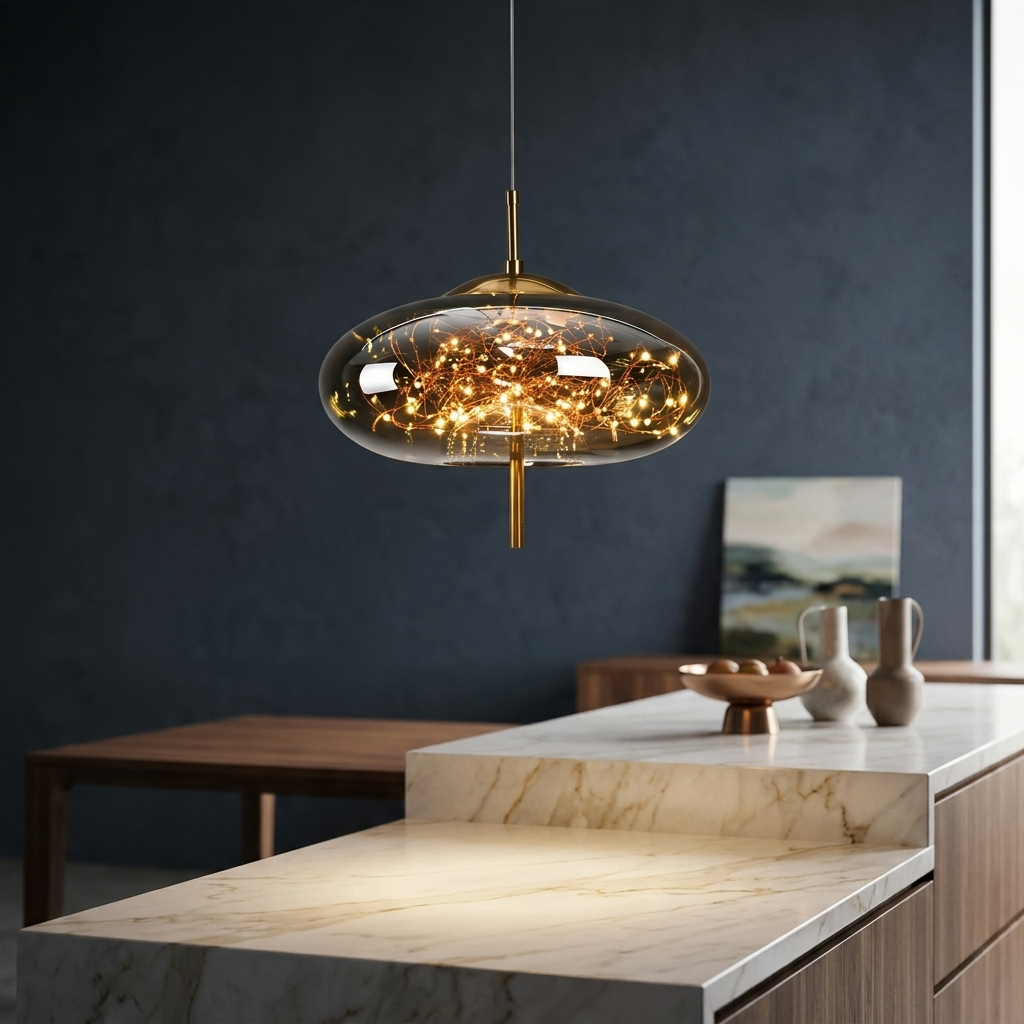 Nordic Luxury Modern Glass Pendant Light