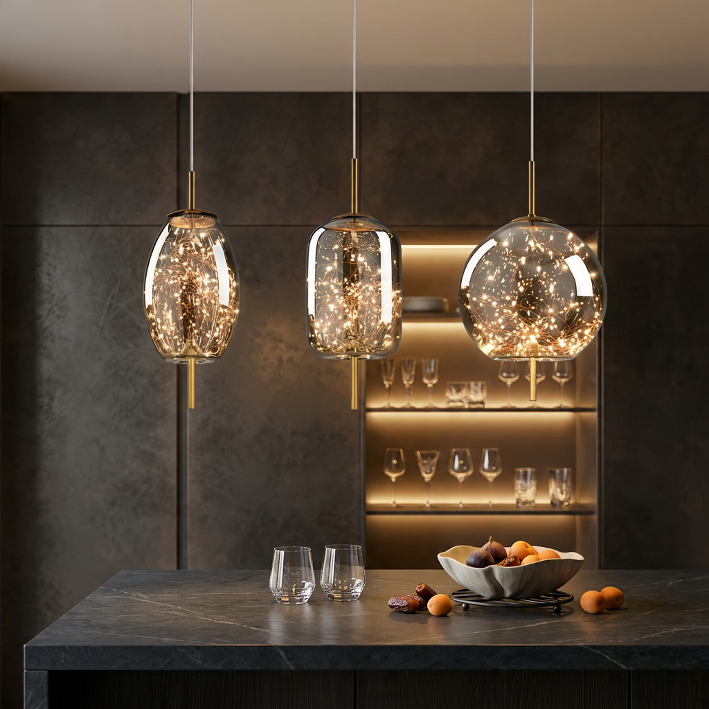 Nordic Luxury Modern Glass Pendant Light