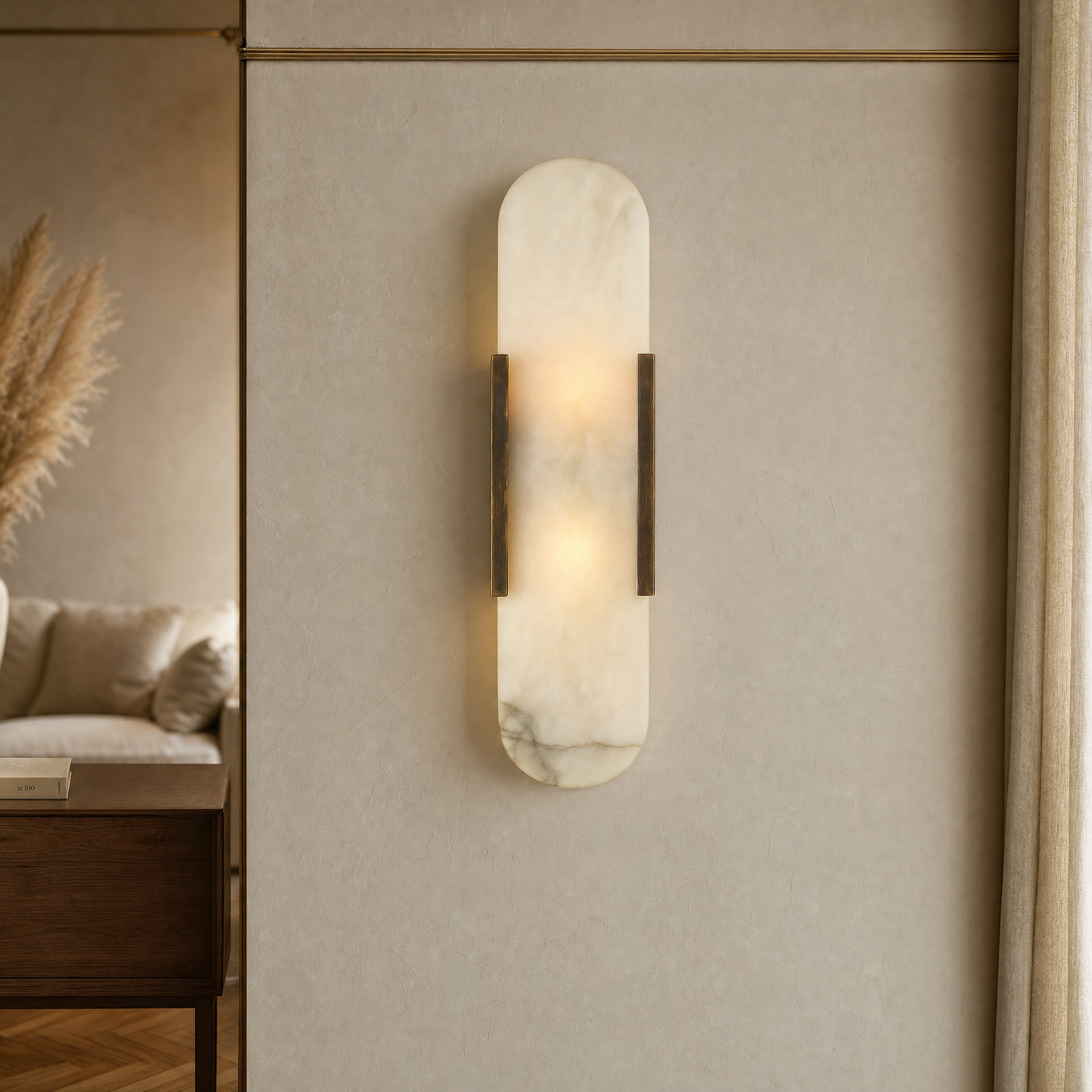 Elegant Marble Wall Sconce Lighting