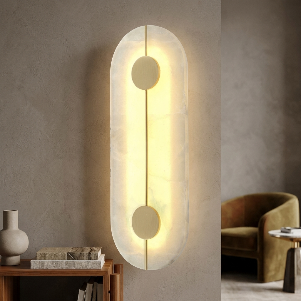 Elegant Marble Wall Light