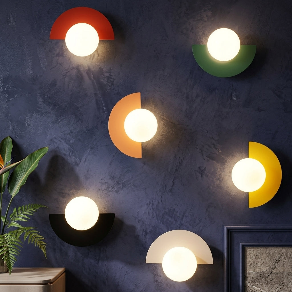 Nordic Semicircle Wall Sconce Light