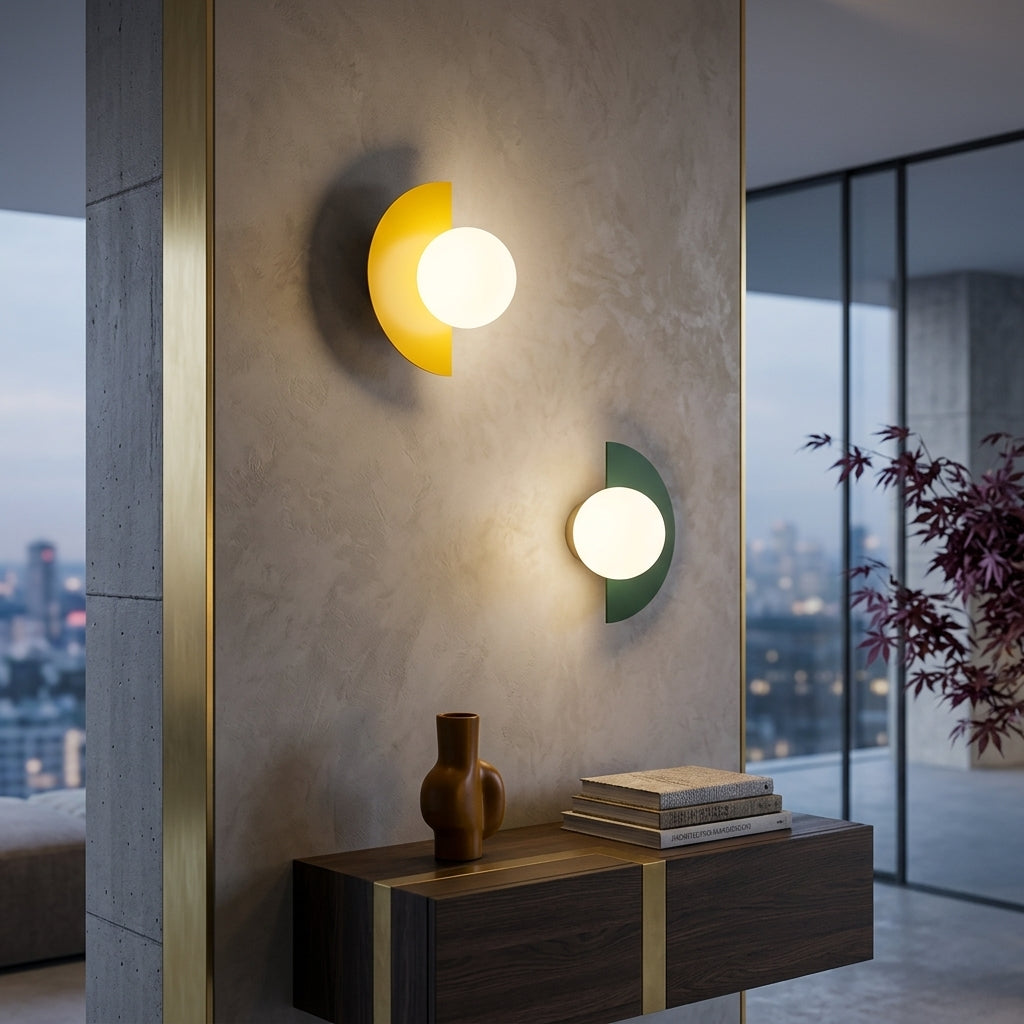 Nordic Semicircle Wall Sconce Light
