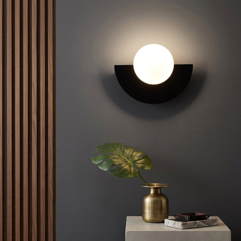 Nordic Semicircle Wall Sconce Light