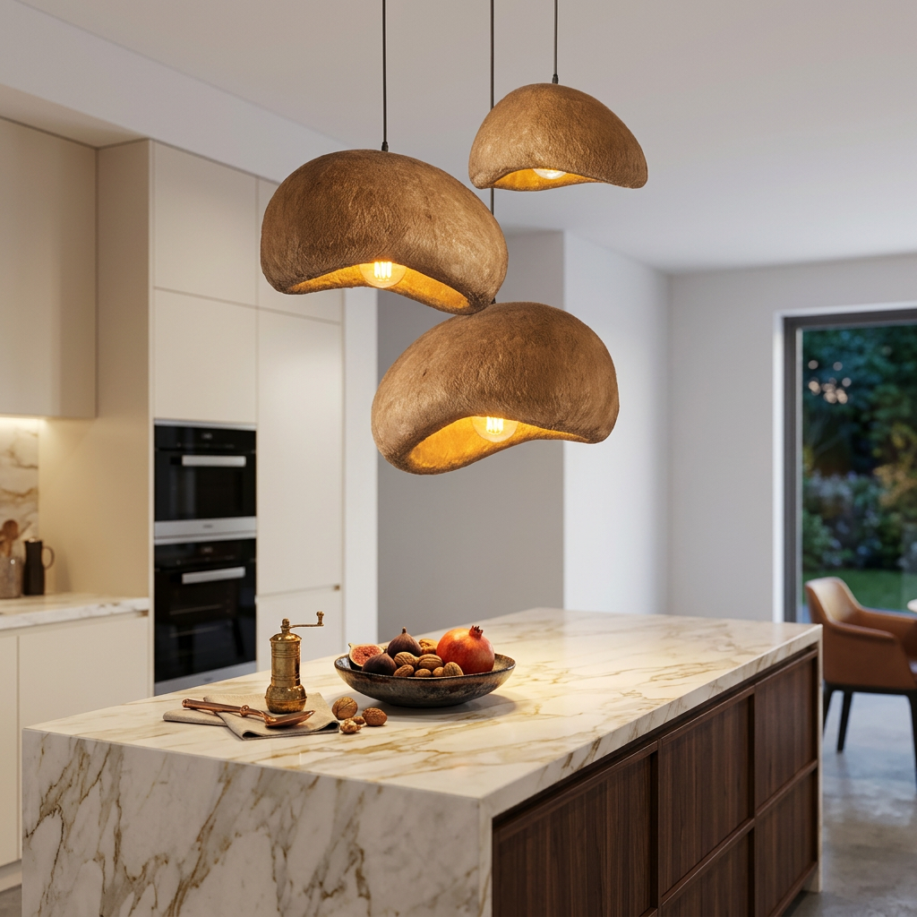 Wabi-Sabi Cloud Pendant Light