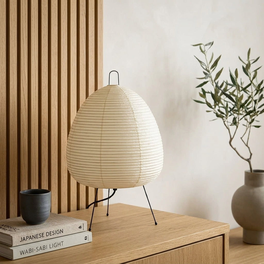 Japanese Rice Paper Table Lamp