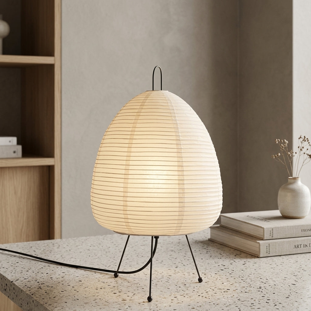 Japanese Rice Paper Table Lamp