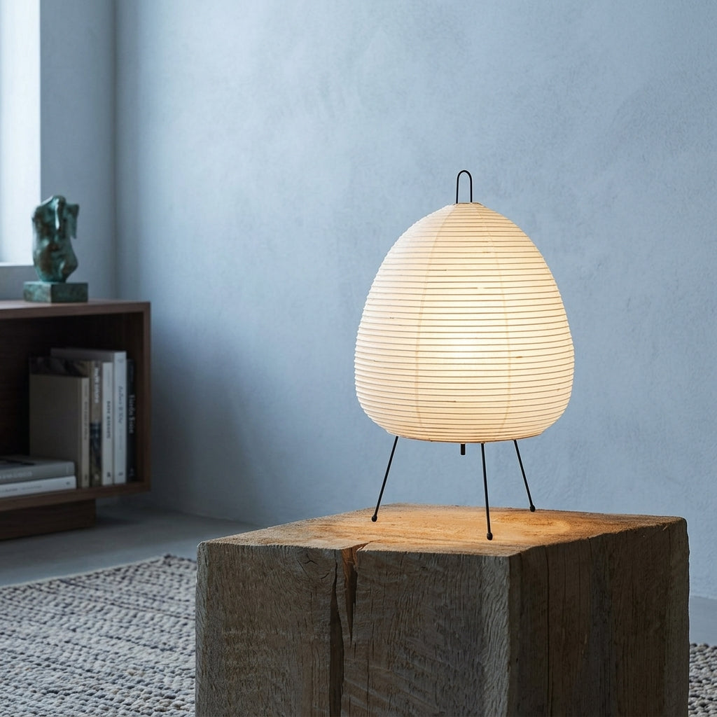 Japanese Rice Paper Table Lamp