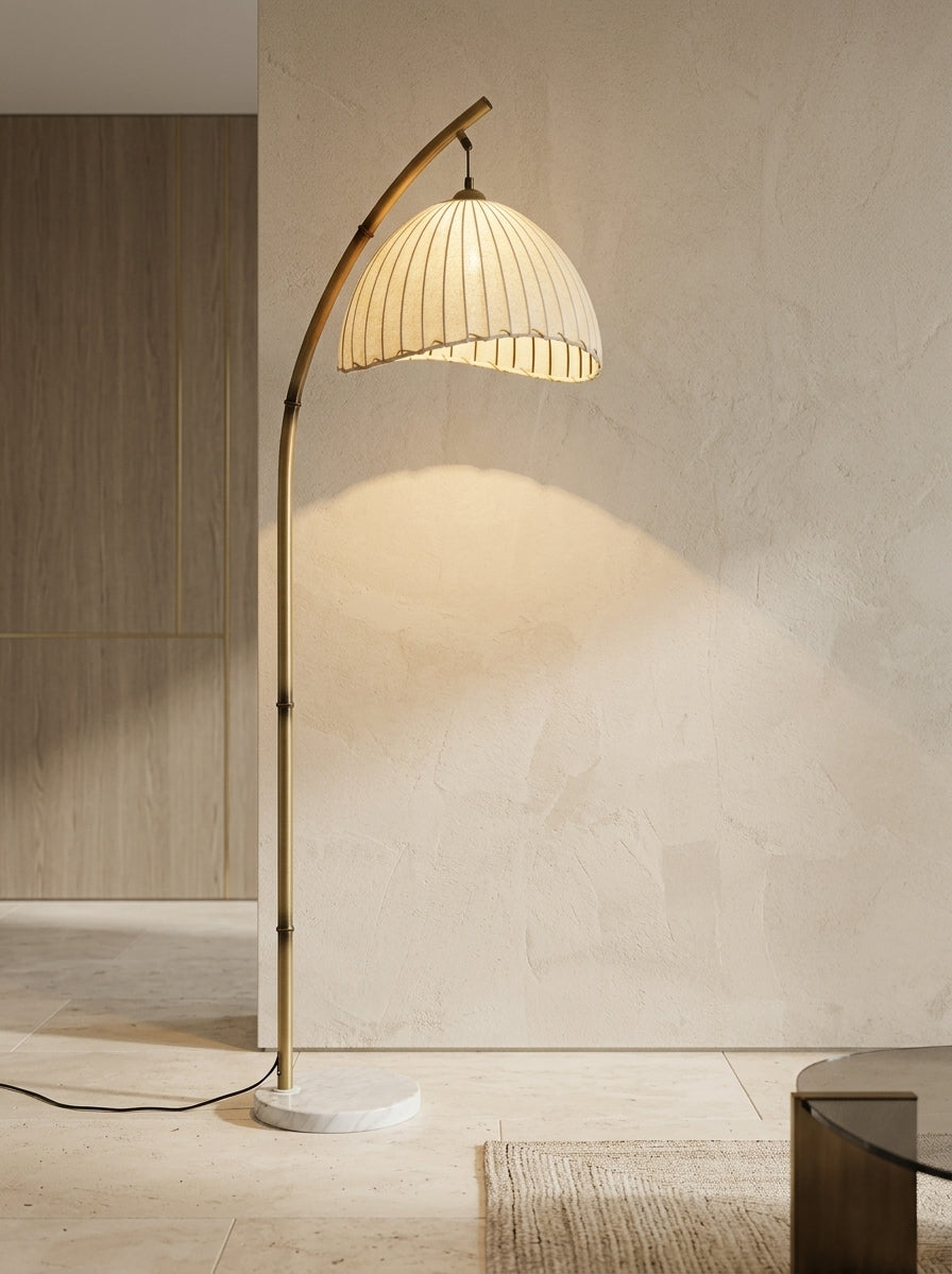 Zen Bamboo Modern Floor Lamp
